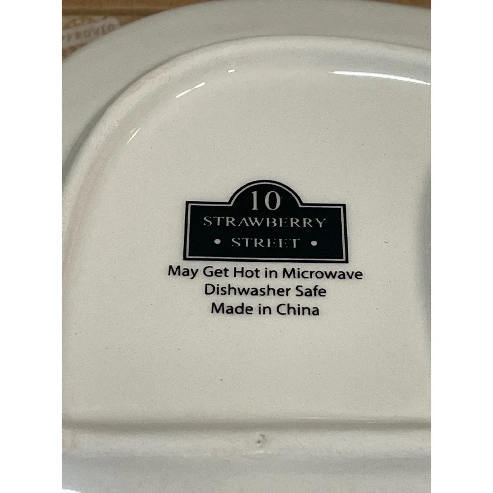 Santa Cookies &‎ Milk Jug Cookie Plate Set Christmas Holiday Ceramic